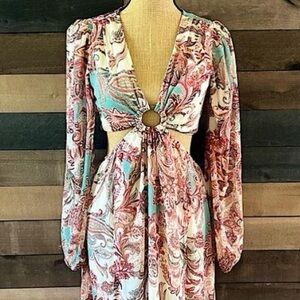 Long Sleeve, Boho Dress by Jessica Simpson